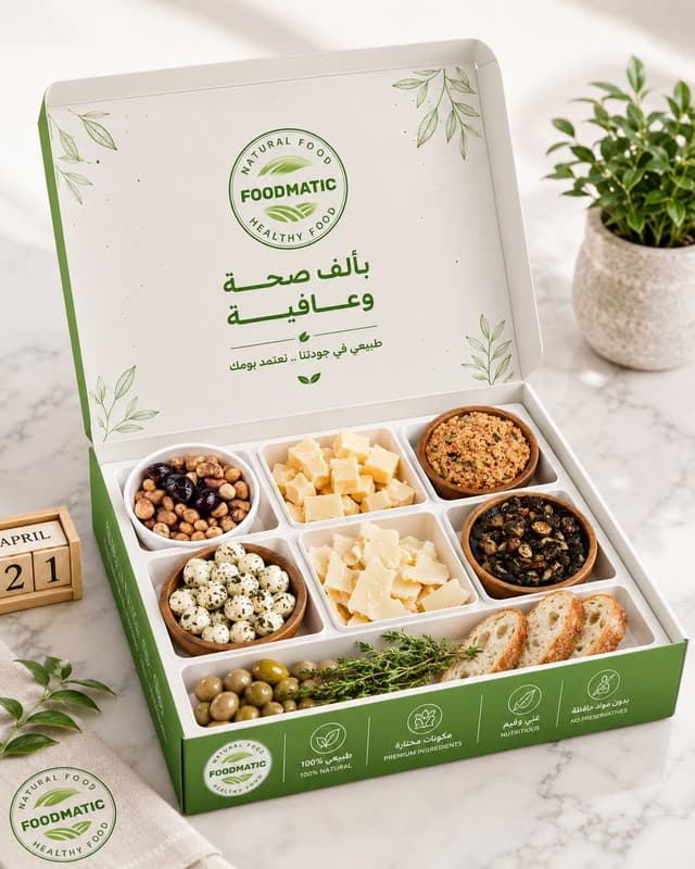علبة أجبان بنكهات متنوعة / ألبان وأجبان بنكهات متنوعة