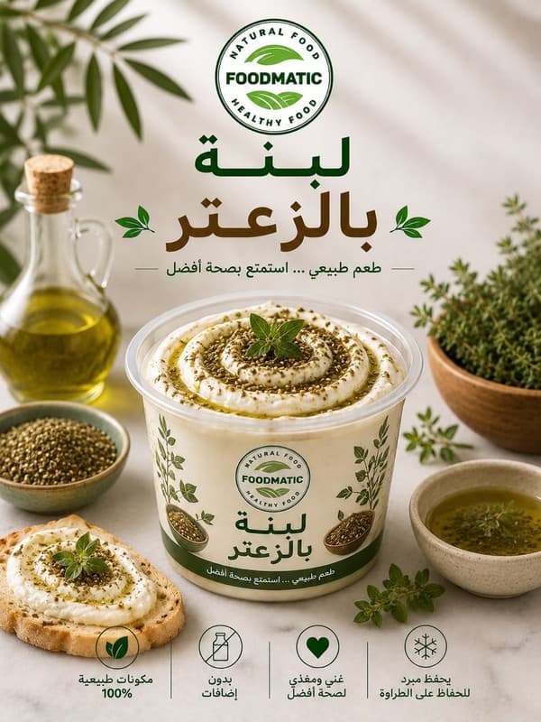 لبنة بالزعتر